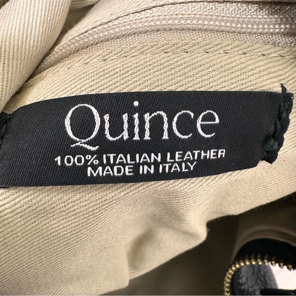 Quince Hobo Bag Italian Pebbled Leather Black - Picture 12 of 12